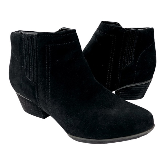 Blondo Womens Valli 2.0 Black Suede Waterproof Zip Ankle Booties Size 7.5 M - Picture 9 of 12